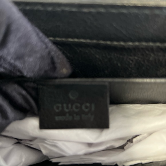 Gucci Black Python Horsebit Chain bag, large size - Picture 7 of 9